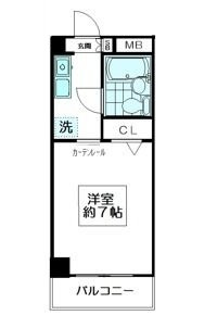 【間取り】 | リアライズ鐘ヶ淵 | 間取りです。