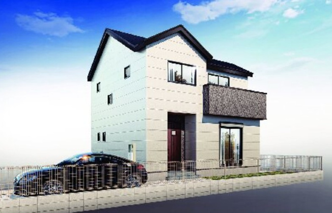 【外観パース】 | 厚木市妻田西　全４棟　新築住宅