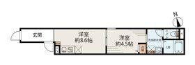 上野松が谷レジデンスの間取り
