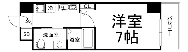 【間取り】 | パウゼ東天満