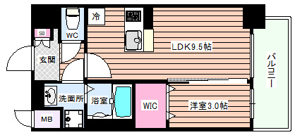 【間取り】 | ファーストフィオーレ三国Ⅱ