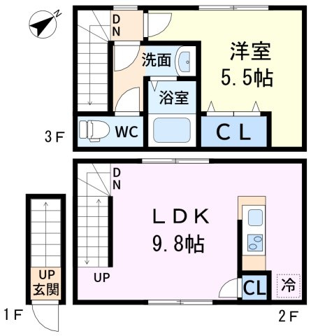 サザンロード新小岩Ⅱの間取り