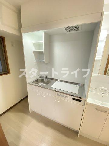 大阪市淀川区十三東３丁目の賃貸マンションのキッチン