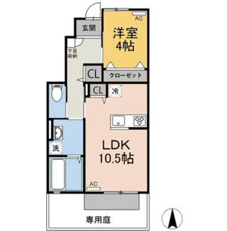 【間取り】 | ミラヴィルタス　西