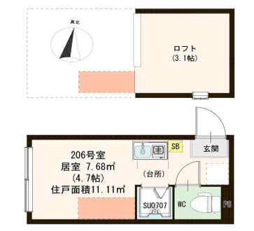 マグノリアテラス東小岩の間取り