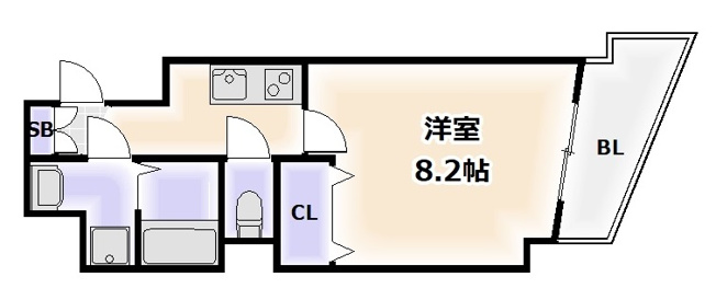 【間取り】 | アドバンス難波レーヴ