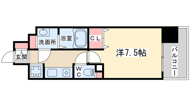 【間取り】 | ファミールリブレ梅田東