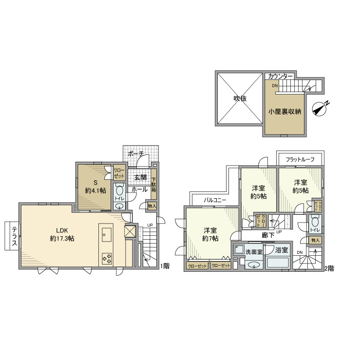 高井戸東戸建の間取り