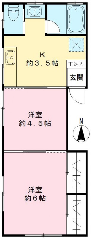 高新ハウスの間取り
