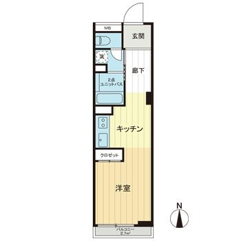 中野永谷マンションの間取り