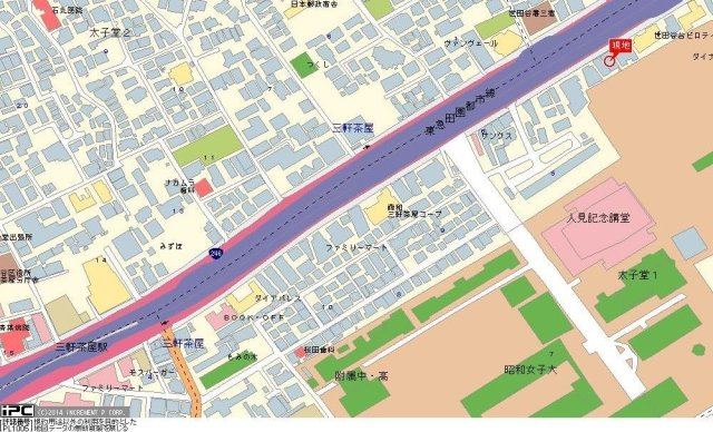 アピス三軒茶屋の地図