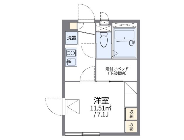 【間取り】 | レオパレスＪｕ７　Ｐｉｎｅ