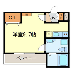 Chambre Hidemi Ⅱの間取り