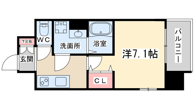 【間取り】 | レジュールアッシュ梅田北