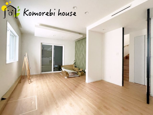 北本市緑1丁目　新築一戸建て　スマート・ワンシティ　04の居間・リビング|こちらの居間で趣味の時間をお楽しみください
