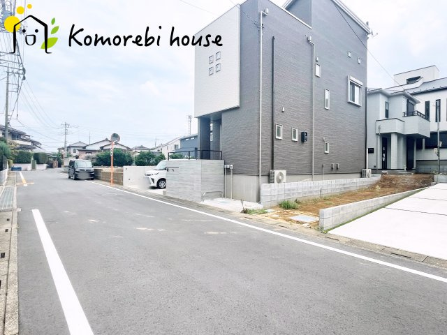 北本市緑1丁目　新築一戸建て　スマート・ワンシティ　04の前面道路含む現地写真|前面道路含む現地写真です