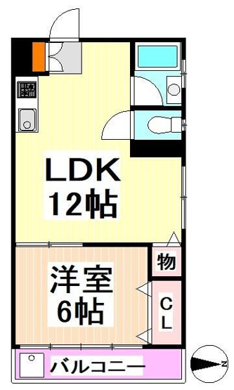 【間取り】 | 北村ハイツ