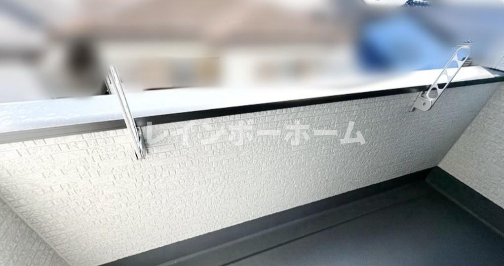 GRADUS蓮田のバルコニー
