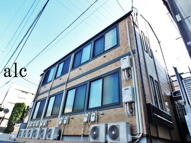百合ハウスの外観|☆敷金礼金ゼロゼロ♪ネットも無料♪初期安デザイナーズです♪☆