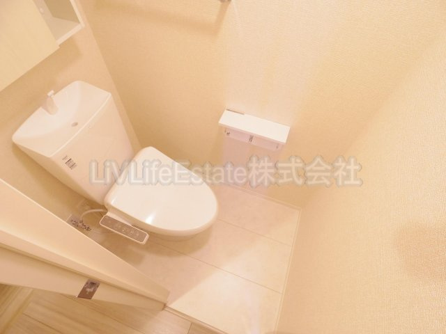 パークサイドアサミA棟　旧D-room南沢3丁目AB　A棟のトイレ