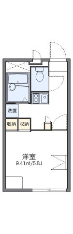 レオパレスエルパセオⅢの間取り