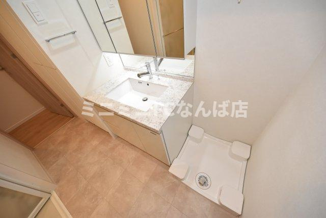 S-RESIDENCE谷町六丁目aloの洗面所