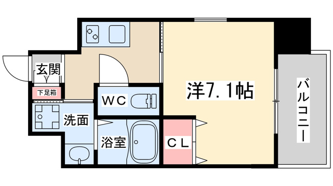 【間取り】 | レジュールアッシュ梅田北