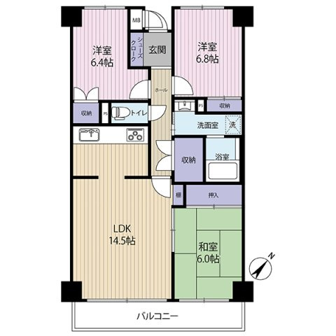 3LDKの使いやすい間取り★