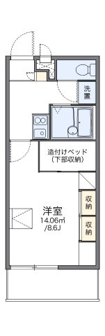 レオパレスプレミール東本浦の間取り