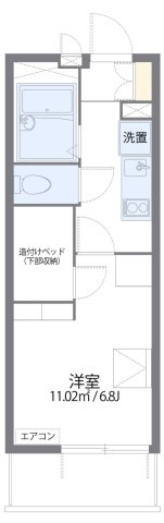 レオパレス東蟹屋の間取り