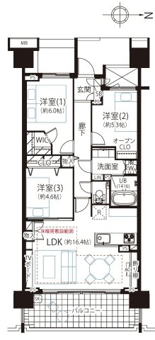 グランドメゾン杉並シーズン6の間取り