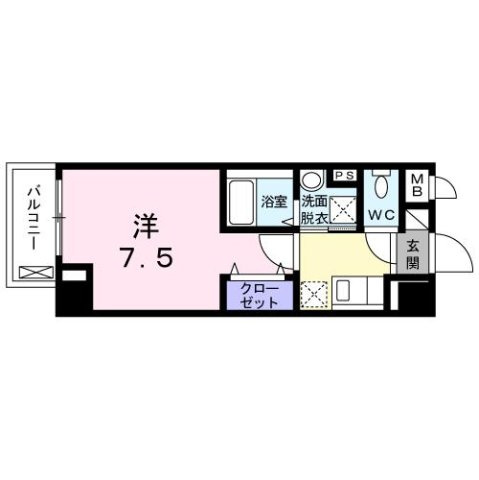カミーノ　ＫＳの間取り