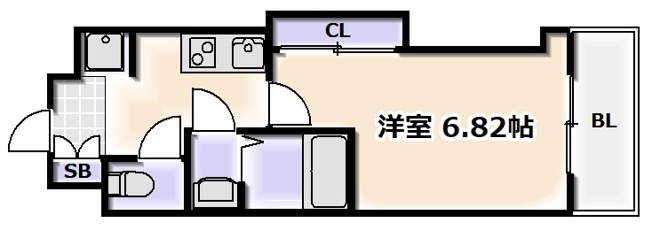 【間取り】 | ラグゼ難波西Ⅱ