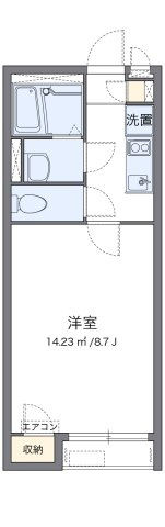 クレイノ櫻の間取り|代表的な間取のため実際の間取とは異なる場合があります