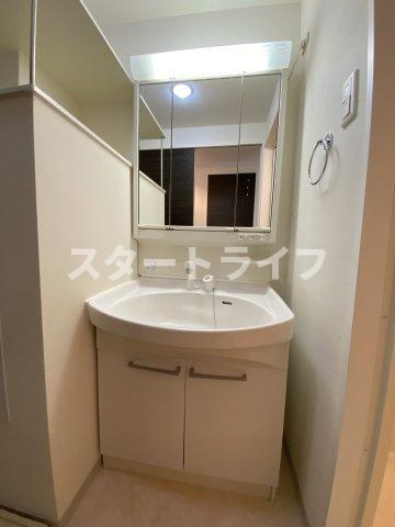 大阪市淀川区西宮原２丁目の賃貸マンションの洗面所|参考写真