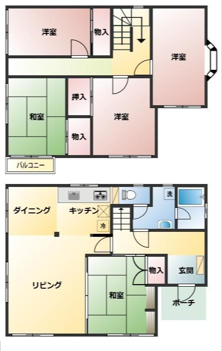 【間取り】の画像