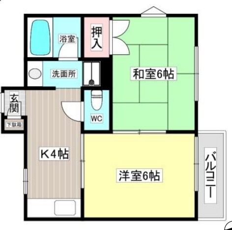 イースト七番館の間取り