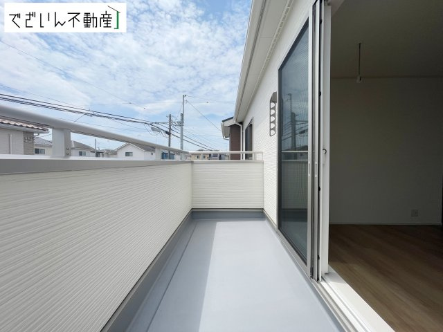 【バルコニー】 | 深谷市上野台　新築住宅 | 現地(2026年8月撮影)