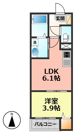 【間取り】 | 仮称)ハーモニーテラス稲生町A