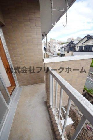 小金井市本町４丁目の賃貸マンションのバルコニー|別部屋参考写真です。