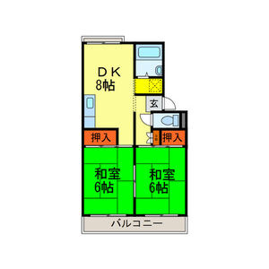 【間取り】 | パールハイツ曙