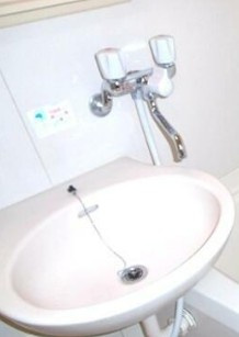 渋谷区恵比寿２丁目の賃貸マンションの洗面所