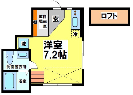 杉並区松庵１丁目のアパートの間取り