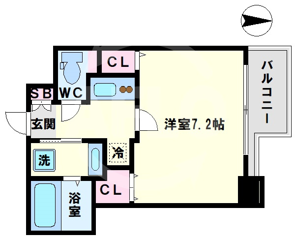 セイワパレス玉造上町台の間取り|セイワパレス玉造上町台　開放感ある間取り