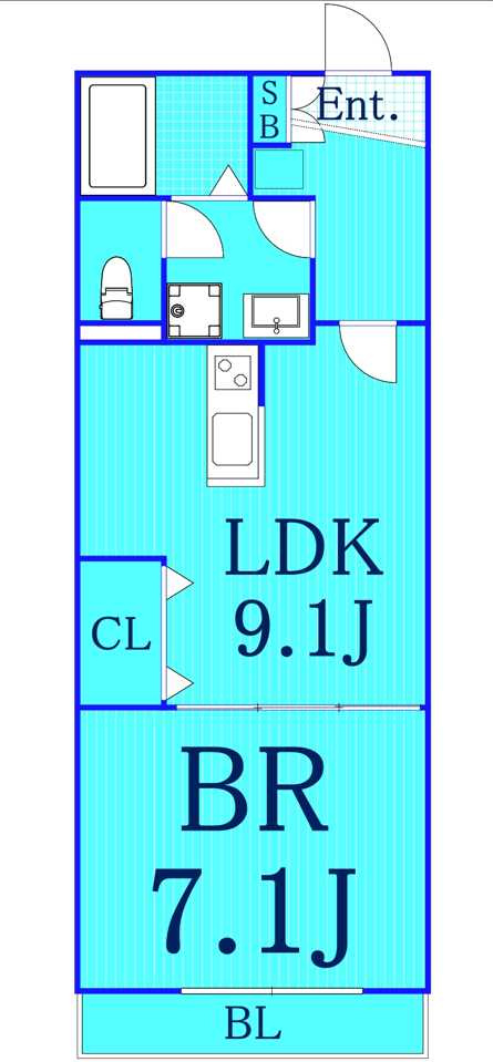 コーポウィステリアツーの間取り