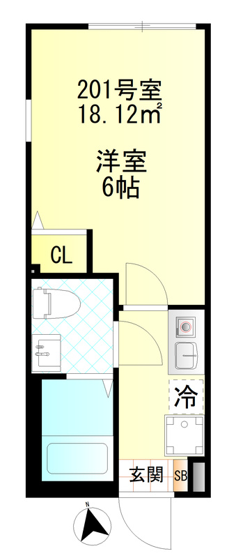 スターリング府中の間取り