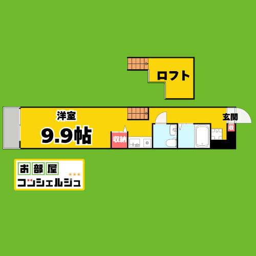 joule則武の間取り