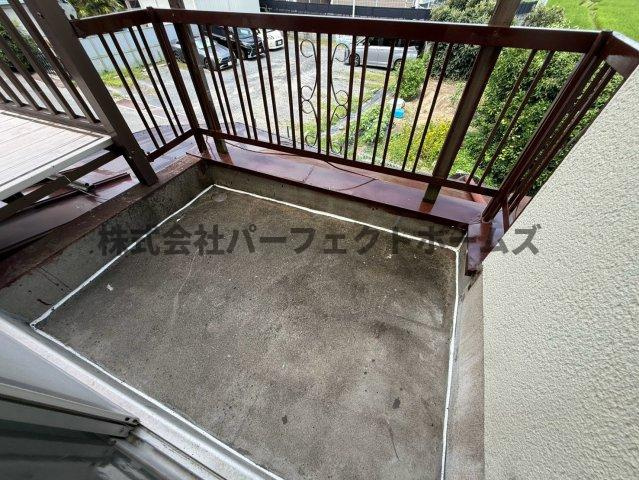 片鉾本町戸建　賃貸のバルコニー|広々としたバルコニーです