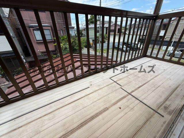 片鉾本町戸建　賃貸のバルコニー|落ち着いた時間を過ごせるバルコニーです