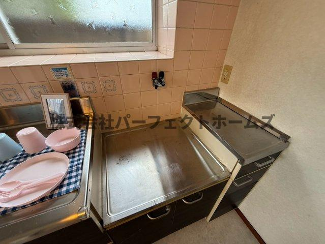 片鉾本町戸建　賃貸のキッチン|キッチンでお料理をお楽しみください